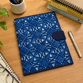 Handcrafted File Folder - Indigo Handblock Print