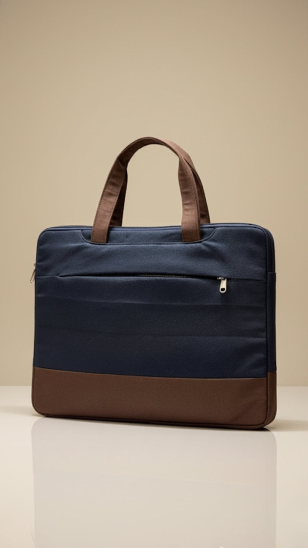 EcoSmart Navy Blue Canvas Laptop Bag