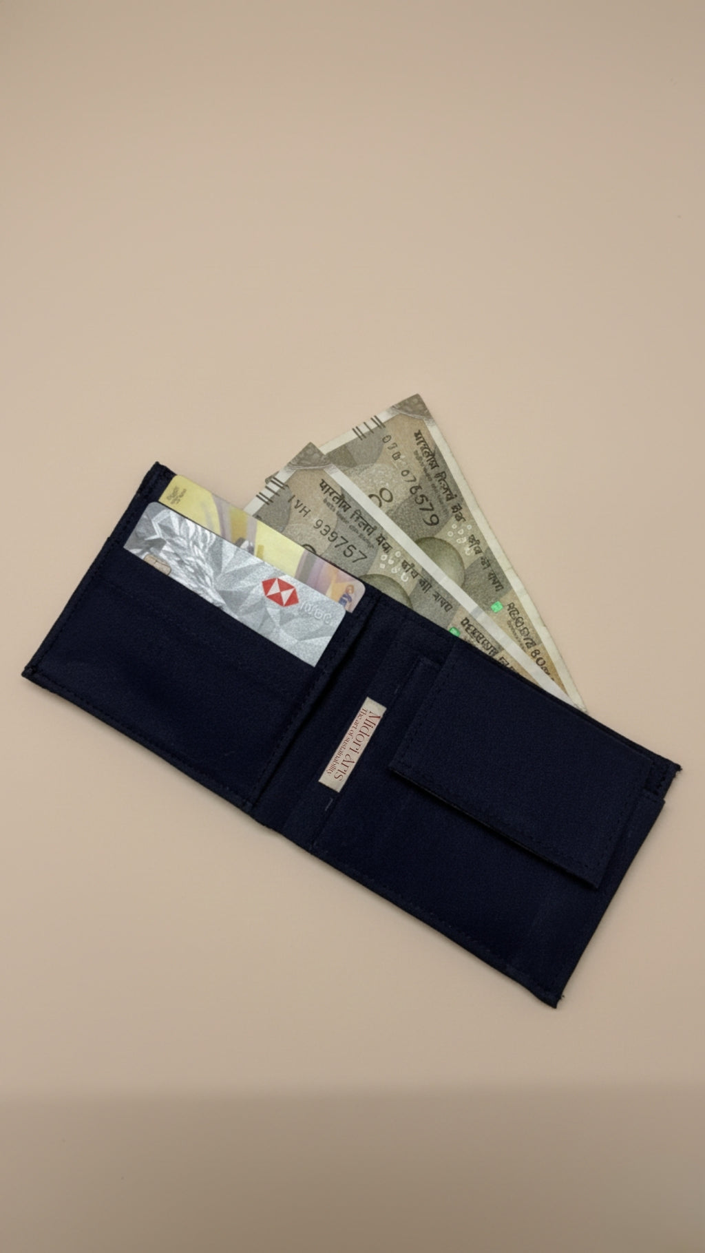 Midnight Blue Bifold Unisex Wallet